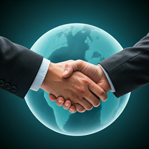 Global Logistics Handshake